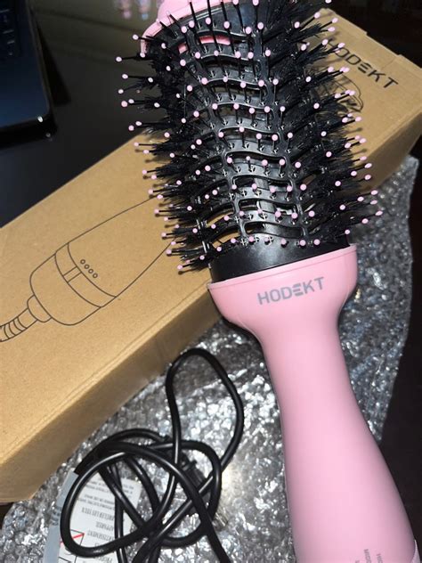 FOR SALE HODEKT Hot Air Brush Comb 2 In 1 Hair Curler Straightener Unused Complete