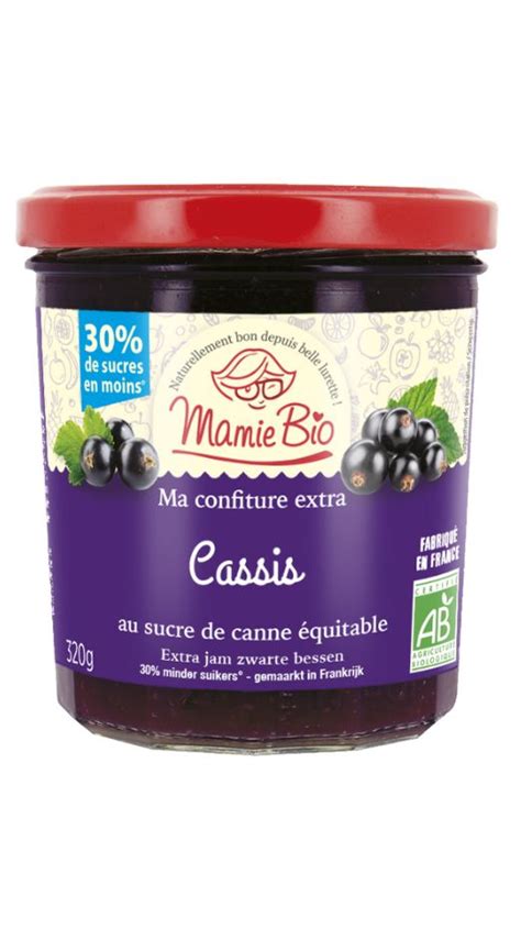 Confiture Extra Cassis Bio Les Confitures All G Es Mamie Bio