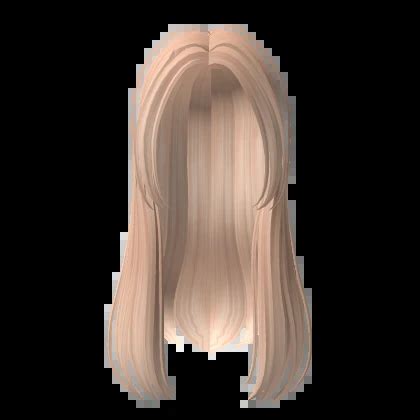 Blonde Silky Straight Middle Part Roblox Item Rolimon S