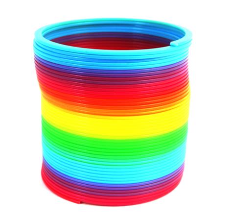 Giant rainbow slinky