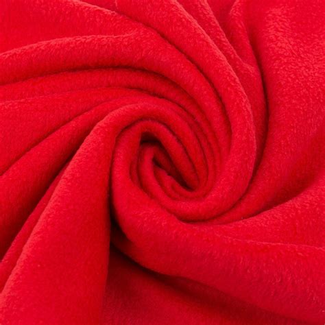 Ткань флис FG-001,230 г/кв.м, 50х50см,100% полиэстер №113 красный ...