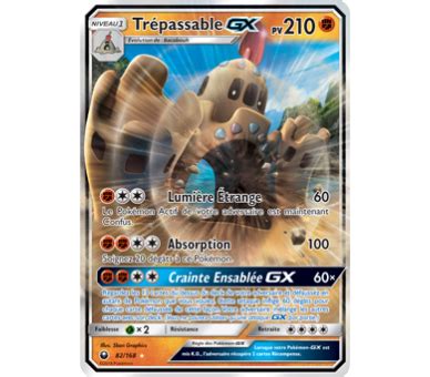 Trepassable Gx Pv Sl Tempete Celeste Carte Gx