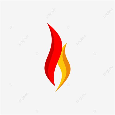 Fire Flame Hot Vector Art PNG Simple Hot Fire Flame Logo Symbol Icon Design Vector Illustration