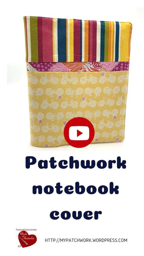 Notebook cover – video tutorial – Sewn Up