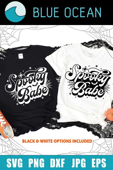 Spooky Babe Svg Halloween Svg Funny Shirt Design Svg Svgs Design Bundles