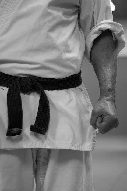 premium photo karateka neutral position