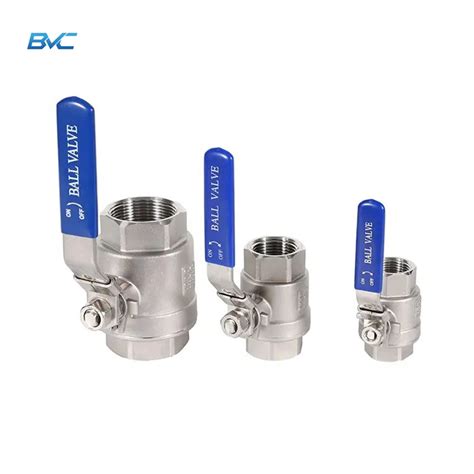 Stainless Steel Ss Ss Npt Bspt Pc Threaded End Ball Valve