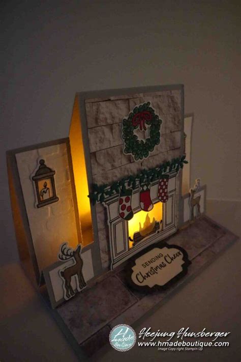 Fireside Trimmings Center Step Easel Card Artofit