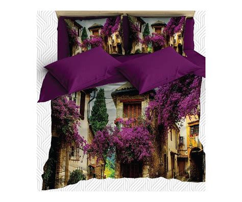 3Д Постельное Белье (2 сп. ЕВРО) 3D ALACA Оптом Турция