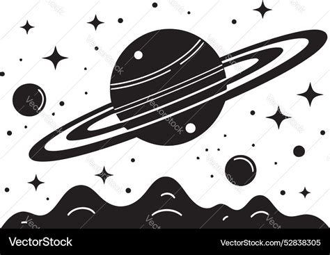 galactic glyph space emblem celestial symbol vector image