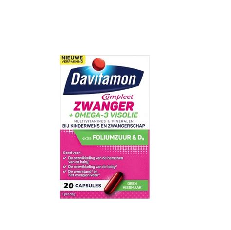 Davitamon Zwanger Compleet Omega Visolie Capsules Voordelig