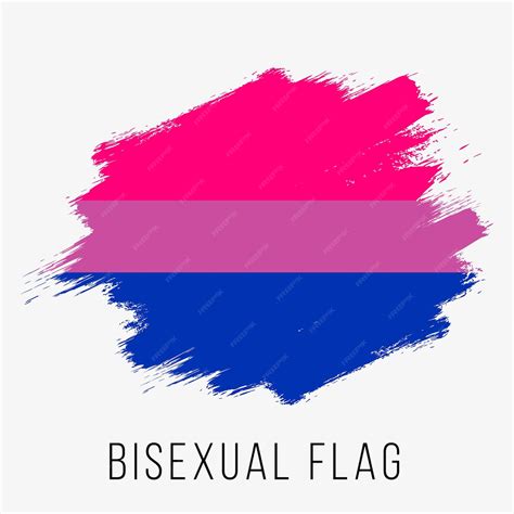 Orgullo Bandera Bisexual Lgbt Plantilla De Diseño De Identidad Sexual Vector Premium