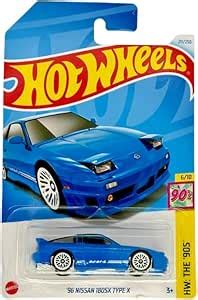 Amazon co jp Hot Wheels 96 Nissan 180SX Type X ブルー HW 90s 6 10 おもちゃ