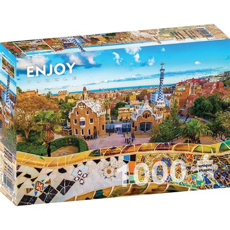 Puzzle Pi Ces Enjoy Vue Du Parc Guell Barcelone Evold