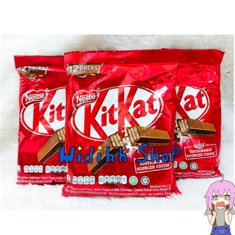 jual nestle kit kat wafer isi  packs kitkat coklat kitkat
