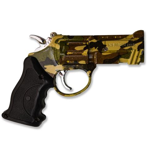 Зажигалка-пистолет камуфляжный (лазер)