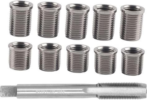 Camrusic Spark Plug Thread Repair Kit Helicoil M10x1 0 Bolt M12x1 0