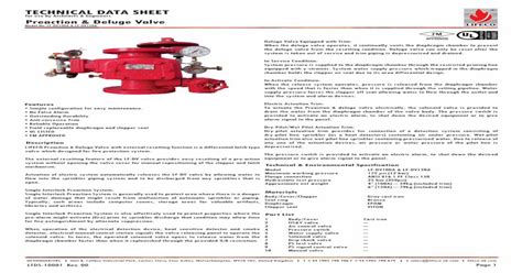 TECHNICAL DATA SHEET LifeCo TECHNICAL DATA SHEET Preaction