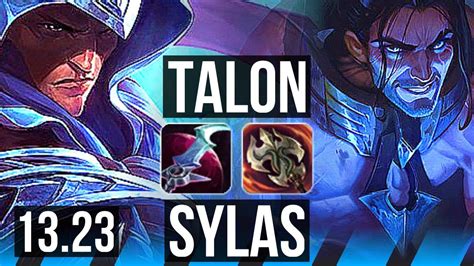 Talon Vs Sylas Mid 15 0 6 Legendary 1400 Games 800k Mastery