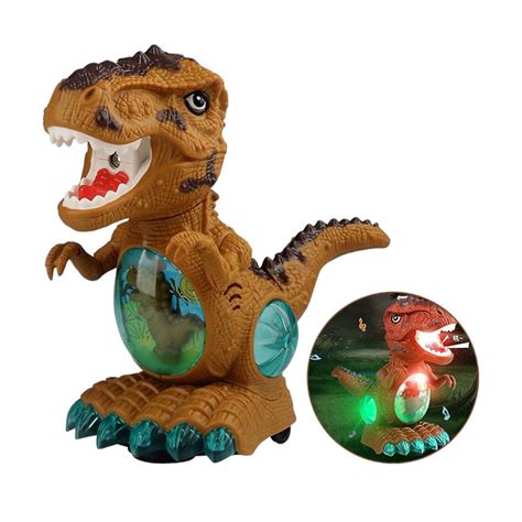 Ripley Dinosaurio Musical Bota Humo Camina Con Luces Juguete Ni Os