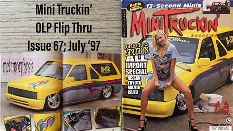 Mini Truckin Magazine Issue 67 July 1997 YouTube