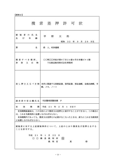 令状について予備試験対策！【刑事実務基礎その4】 | はじめての法