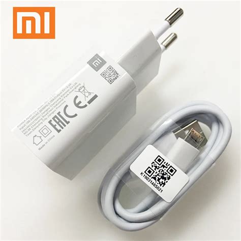 Mdy-09-ew Original Xiaomi Usb Carregador 5v 2a Ue Plug Adaptador Micro ...