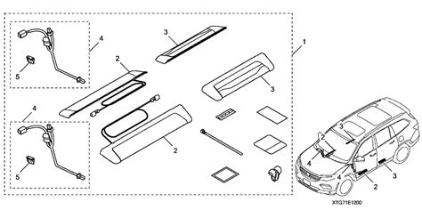 E Tg M Genuine Honda Garnish Assy Fr Step