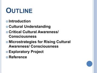 Rising cultural awareness group 4 | PPTX