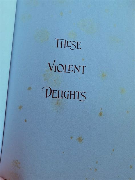 these violent delights book, Hobbies & Toys, Books & Magazines, Fiction ...