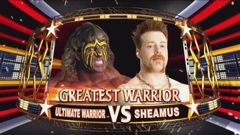 Fantasy Warfare Sheamus Vs The Ultimate Warrior Wwe All Stars Youtube