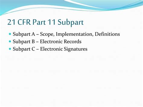 21 cfr part 11 basic | PPT