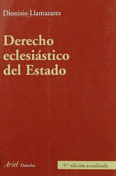 Libro Derecho Eclesi Stico Del Estado Ariel Derecho De Dionisio