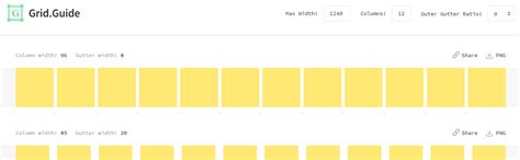 grid guide web tool  grid system