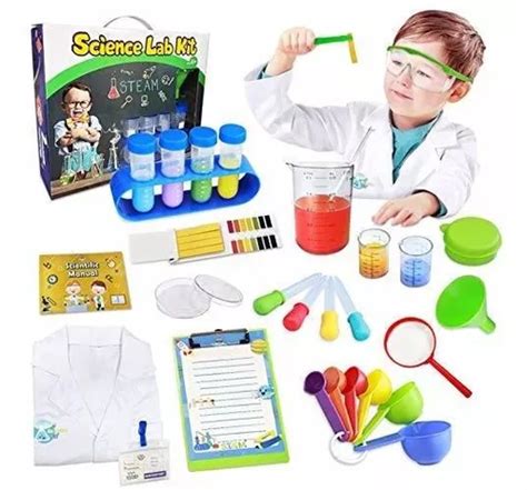 Juguete Ciencia Unglinga Kit De Ciencia Para Niños Bata Cuotas sin