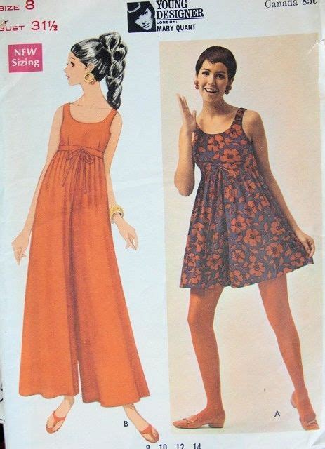 37 Designs Mary Quant Sewing Patterns From 1960s ArleneBrodi