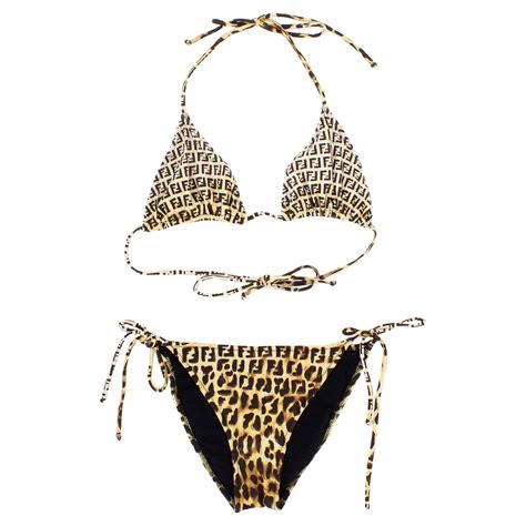 Fendi Bikini Leopard Print For Sale At StDibs