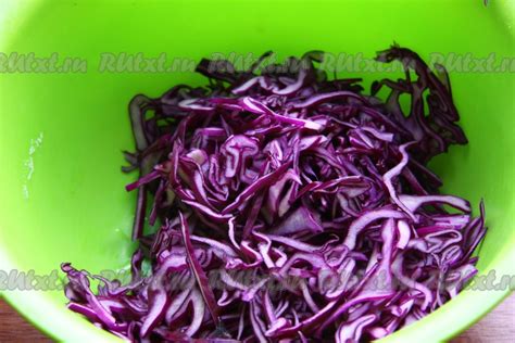 Салат из краснокочанной капусты с огурцом: 7 фото в рецепте