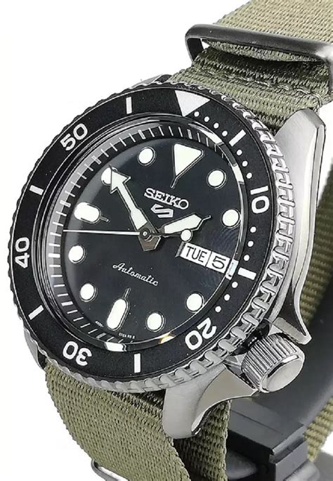 Jual Seiko Seiko Automatic Jewels New Logo Srpd K Green Nylon