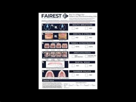 Myofunctional Screening Using Fairest 6 YouTube