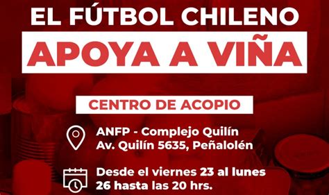 El fútbol chileno apoya a Viña del Mar