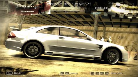 Nfsmost Wanted2005black Edition Mercedes Clk 500 Full Customization