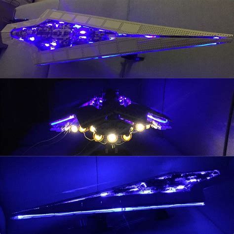 Led Light Kits For Star Wars Super Star Destroyer Building Blocks Lego 10221 Led Light Kits