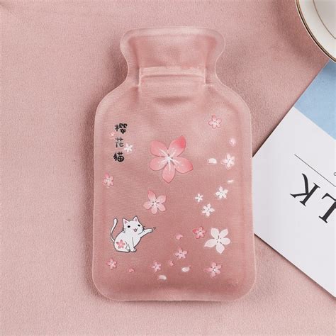 Murahmini Plush Hot Water Bottle Bag Handwarmer Warm Hands Bag Tungku Air Panas Beg Tuam Perut