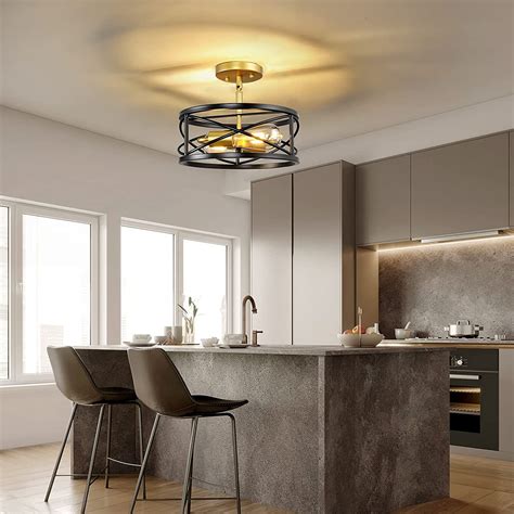 Flush Mount Light For Sloped Ceiling Shelly Lighting