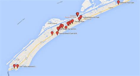 crystal beach texas  twitter coming   interactive map