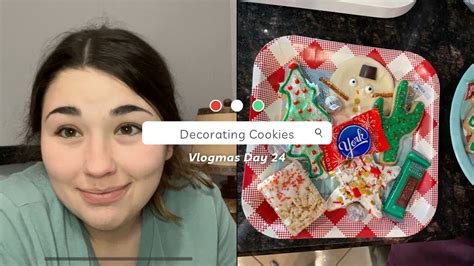 Decorating Cookies Talk With Me Vlogmas Day 24 YouTube