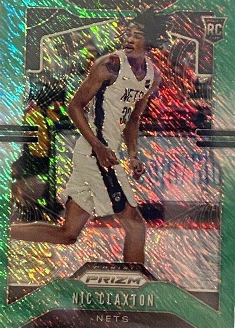 Nic Claxton 2019 Prizm FOTL Green Shimmer 292 Price Guide Sports