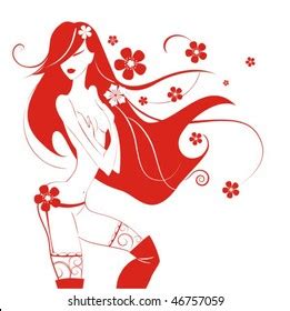 Beautiful Sexy Nude Girl Stock Vector Royalty Free 46757059 Shutterstock