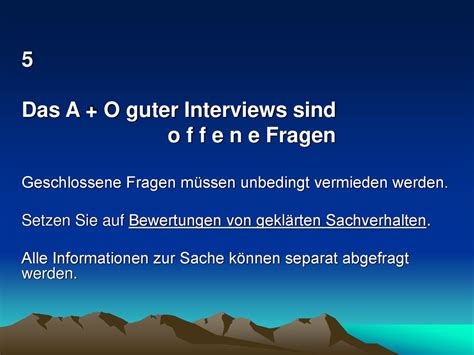 10 Schritte für bessere Interviews ppt herunterladen